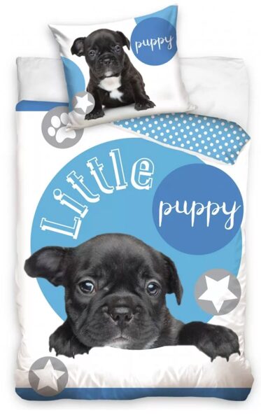 Dog little puppy gultas veļas komplekts