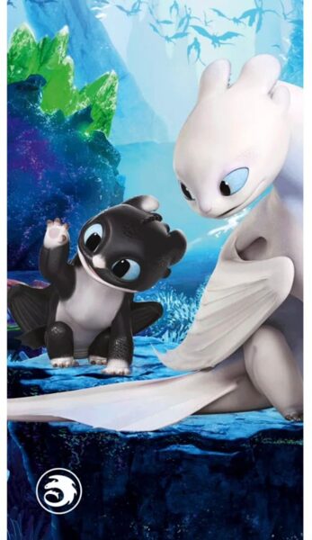 How to train Your Dragon Little One dvielis