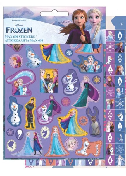Disney Frozen Glamor 600 gb uzlīmju komplekts