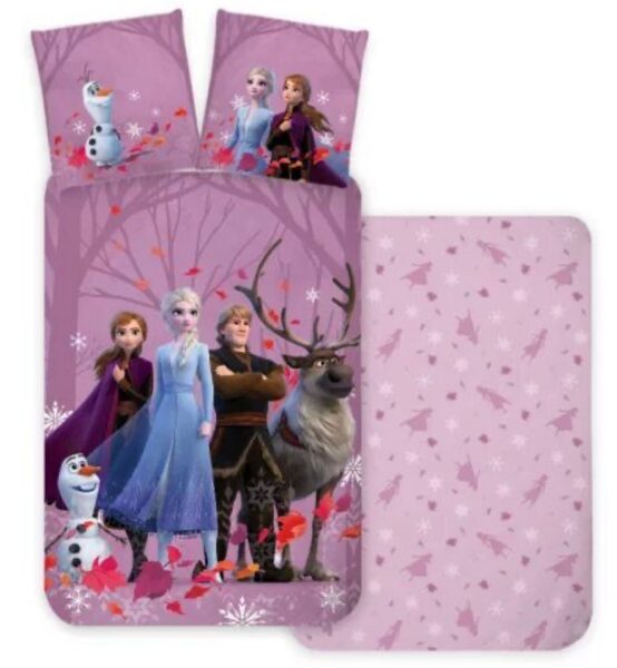 Disney Frozen Purple gultas veļas komplekts