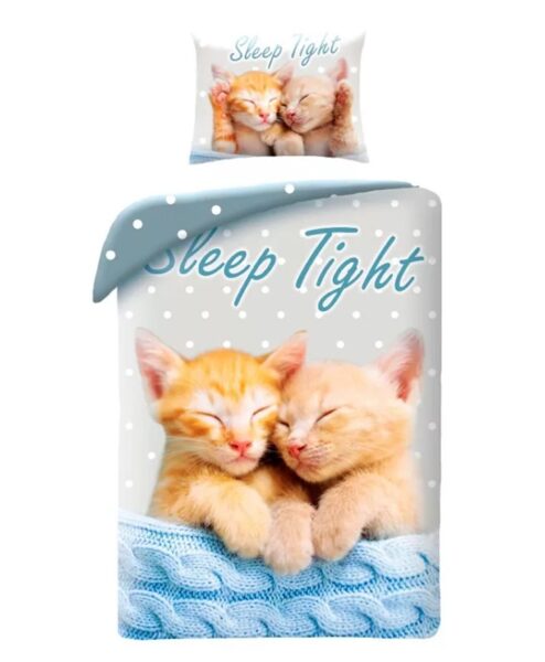 Cat Sleep Tight gultas veļas komplekts