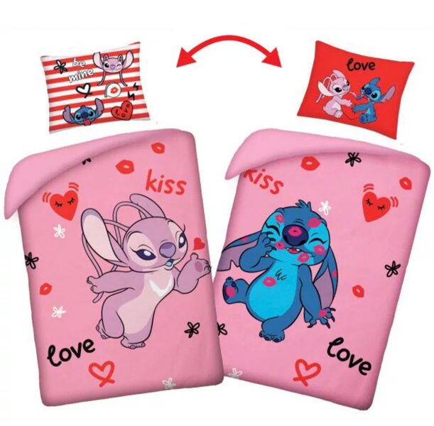 Disney Lilo and Stitch Kiss gultas veļas komplekts