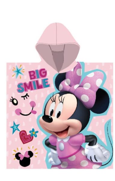 Disney Minnie Big Smile poņčo dvielis
