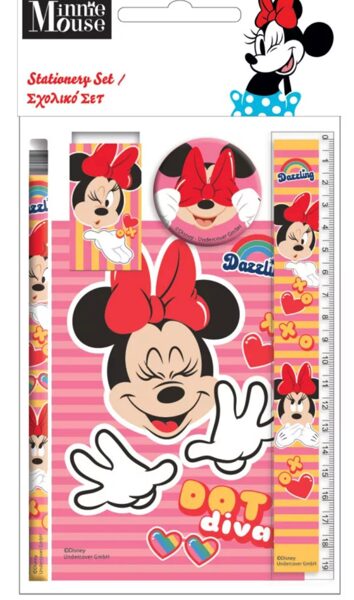 Disney Minnie Wink rakstāmpiederumu komplekts