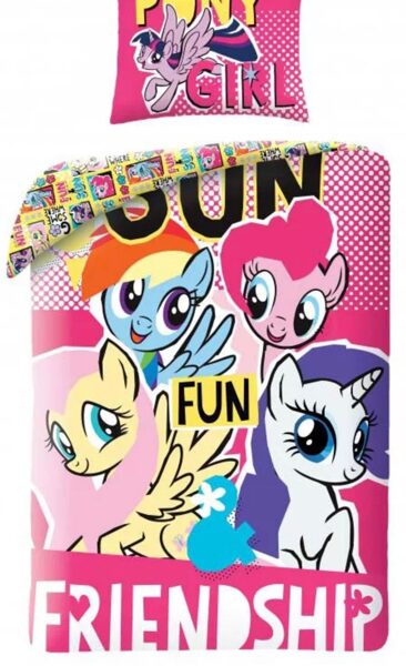 My Little Pony Fun divpusēja gultas veļa