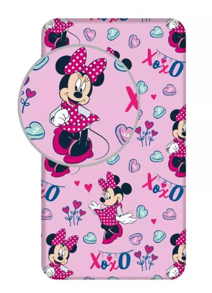 Disney Minnie XO XO palags ar gumiju 90*200