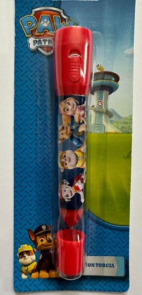 Paw Patrol sarkana pildspalva + lukturītis