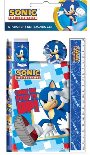 Sonic the hedgehog rakstāmpiederumu komplekts