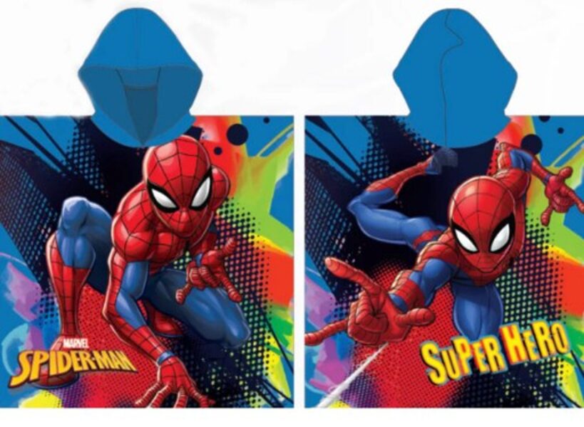 Spiderman Blue kapučdvielis