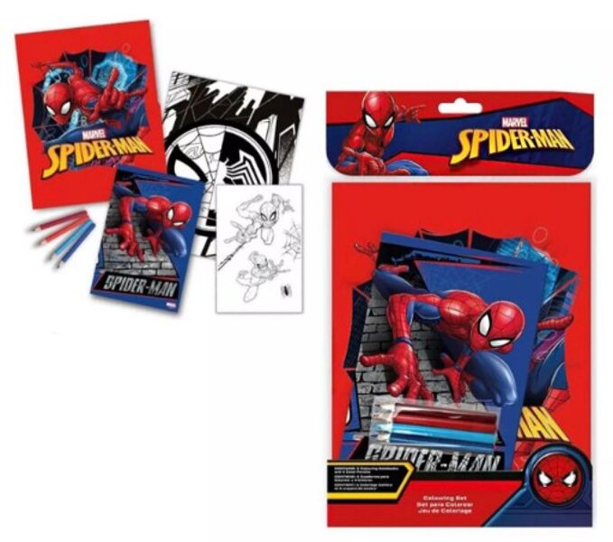 Spiderman krāsošanas komplekts