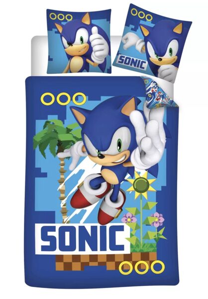 Sonic the Hedgehog Coin Chase gultas veļas komplekts